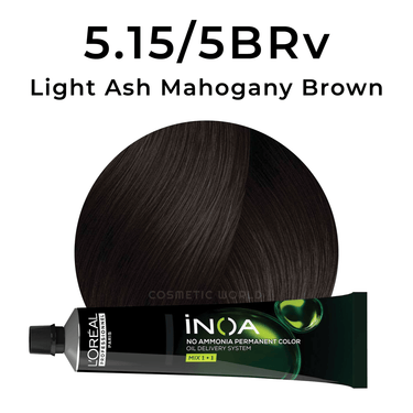 L'OREAL - INOA_iNOA 5.15/5BRV Light Ash Mahogany Brown_Cosmetic World